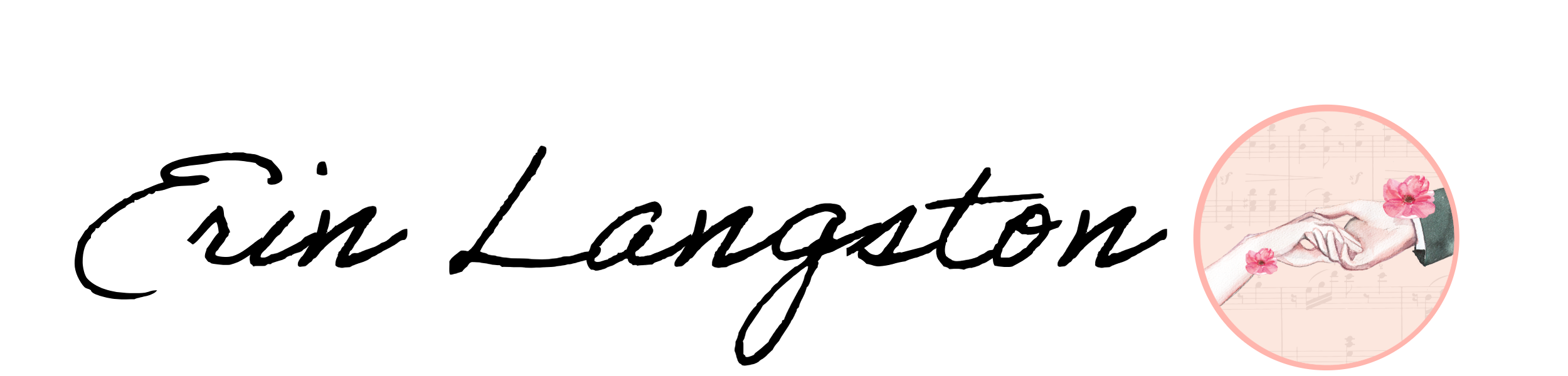 Erin Langston with image of hands holding